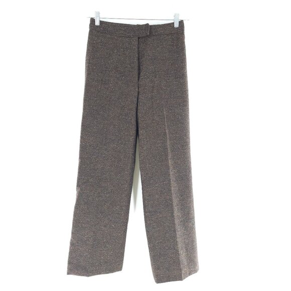 John Molloy Women Pant Wool Brown Multi Size 28x30 - made in Ireland - Picture 1 of 7